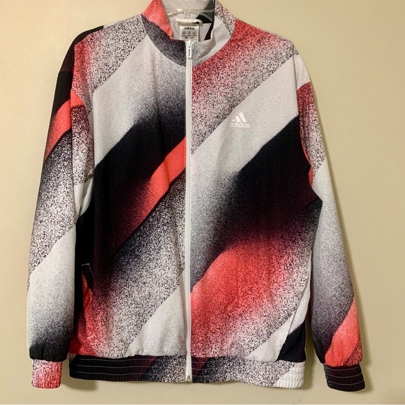 Adidas Unleash Confidence Woven Track Jacket Top Women Size Medium Long Sleeve - Picture 5 of 10